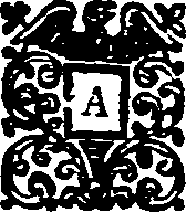 Ornamental initial letter woodcut