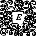 Ornamental initial letter woodcut