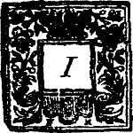 Ornamental initial letter woodcut